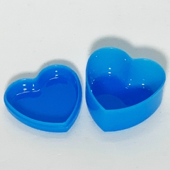 Caixa Acrílica Em Formato De Coração Azul - 10 Unidades - comprar online