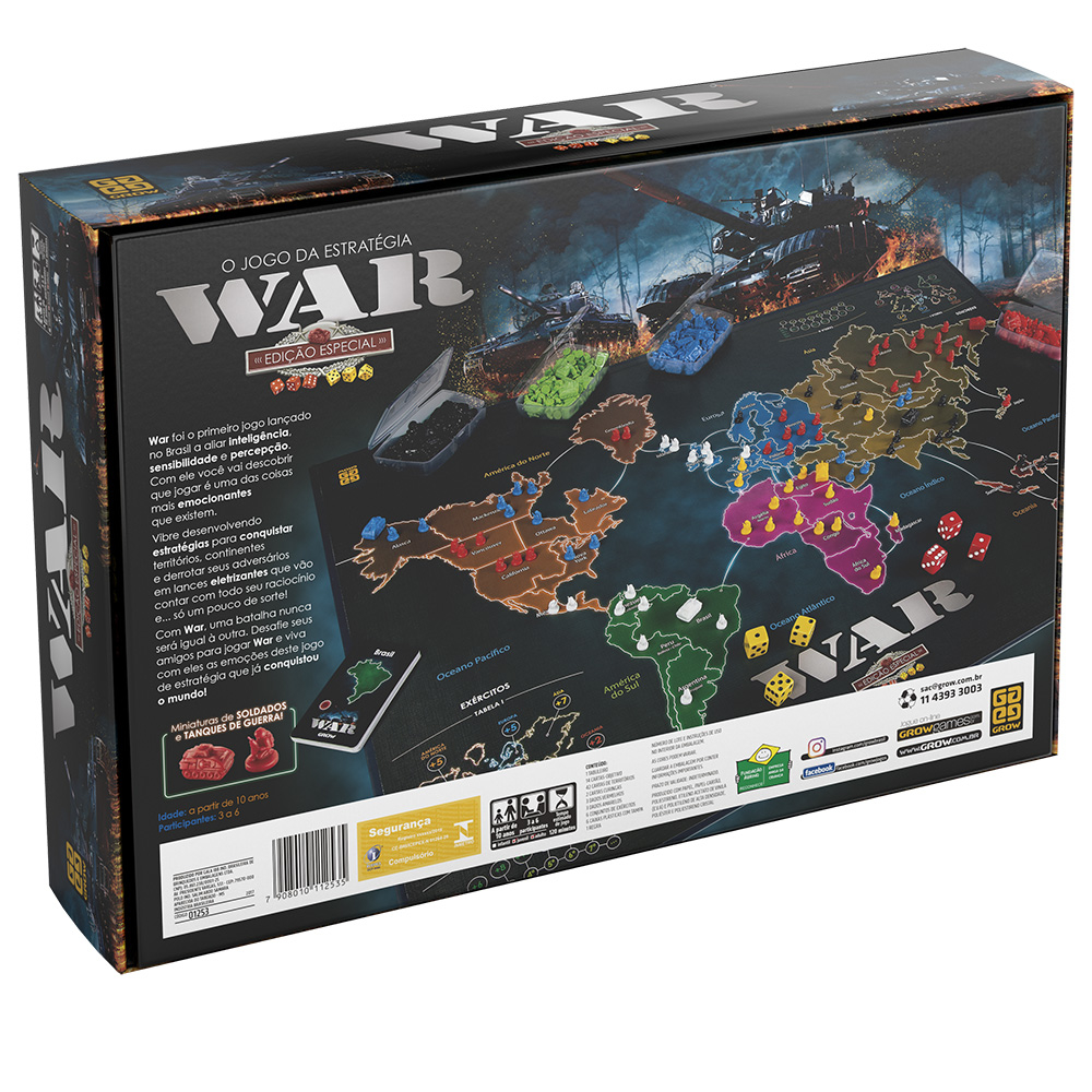 War: O Jogo Da Estratégia - ShopDG - Sua Loja de Jogos de