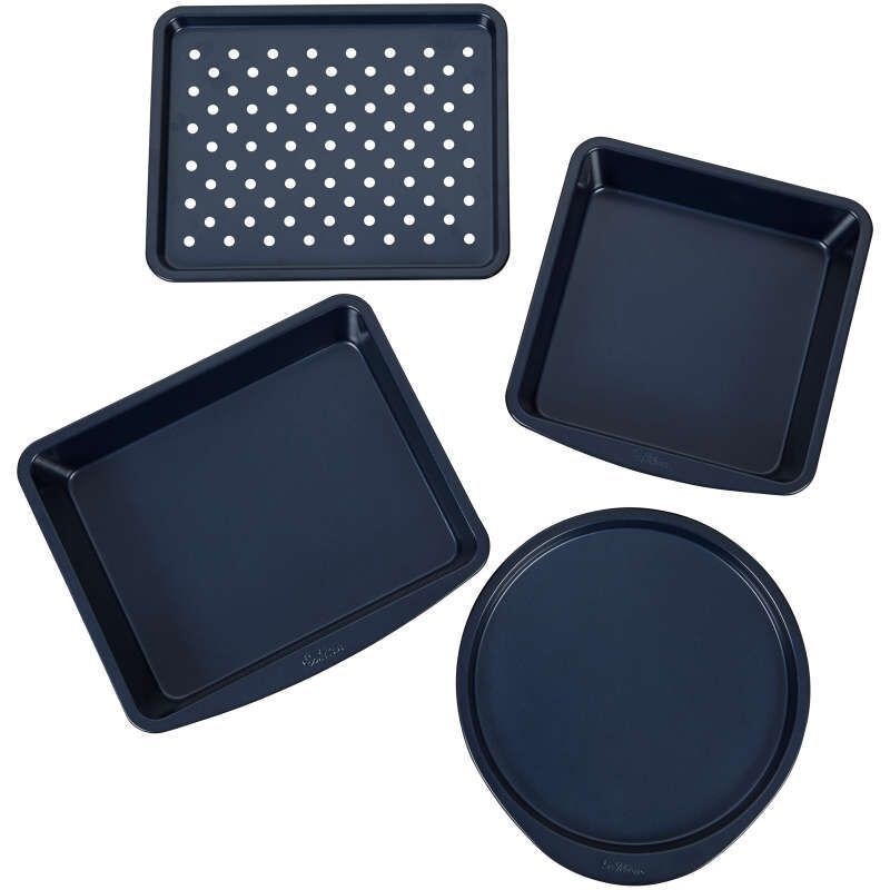 Diamond Infused - Set de 4 Moldes Antiadherentes para Hornear ideal horno  eléctrico.