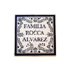 Cartel Zafiro 30x30