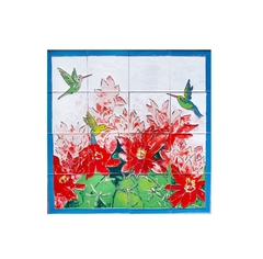 Colibríes en primavera 60x60