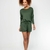 Blusa Casual Manga Longa Avalon Verde em Moletinho