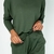 Blusa Casual Manga Longa Avalon Verde em Moletinho - comprar online