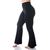 Calça Casual Canelada Praga Preta em Viscose com Elastano - loja online