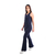 Calça Praga Azul Marinho em Viscose com Elastano - comprar online
