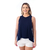 Regata Merlim Azul Marinho em Viscolycra
