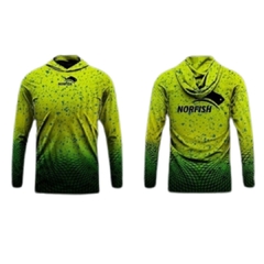 Remeras con Capucha Verde Amarela