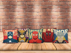 Kit Almofadas Vingadores Marvel Decoração Heróis
