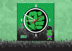 Relógio Decorativo Hulk para Quarto Infantil