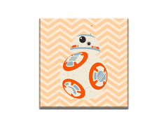 Quadro Decorativo Star Wars Baby 19X19cm (Unidade) na internet