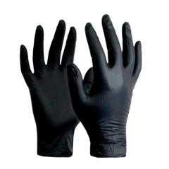 Guantes Nitrilo Negros - ANMAT - Caja x 100u