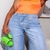 Calça Jeans com Chaveiro Removível - comprar online