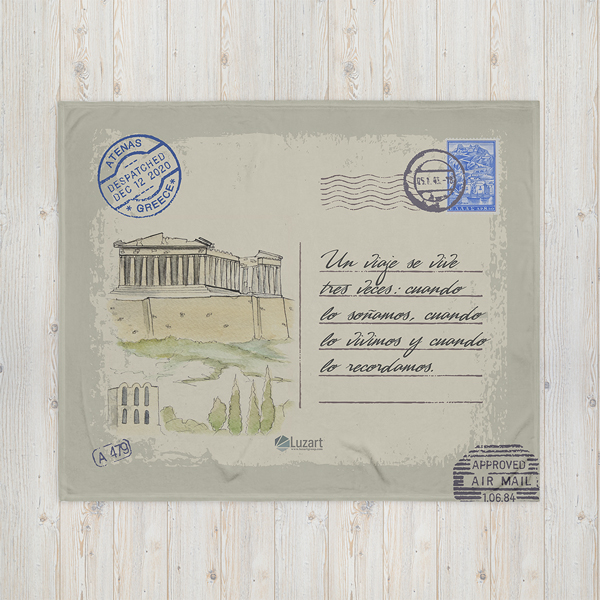 Grecia Atenas Lona Playera Tarjeta Postal