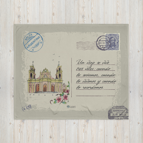 Salta Manta Personalizada Frazada Personalizada