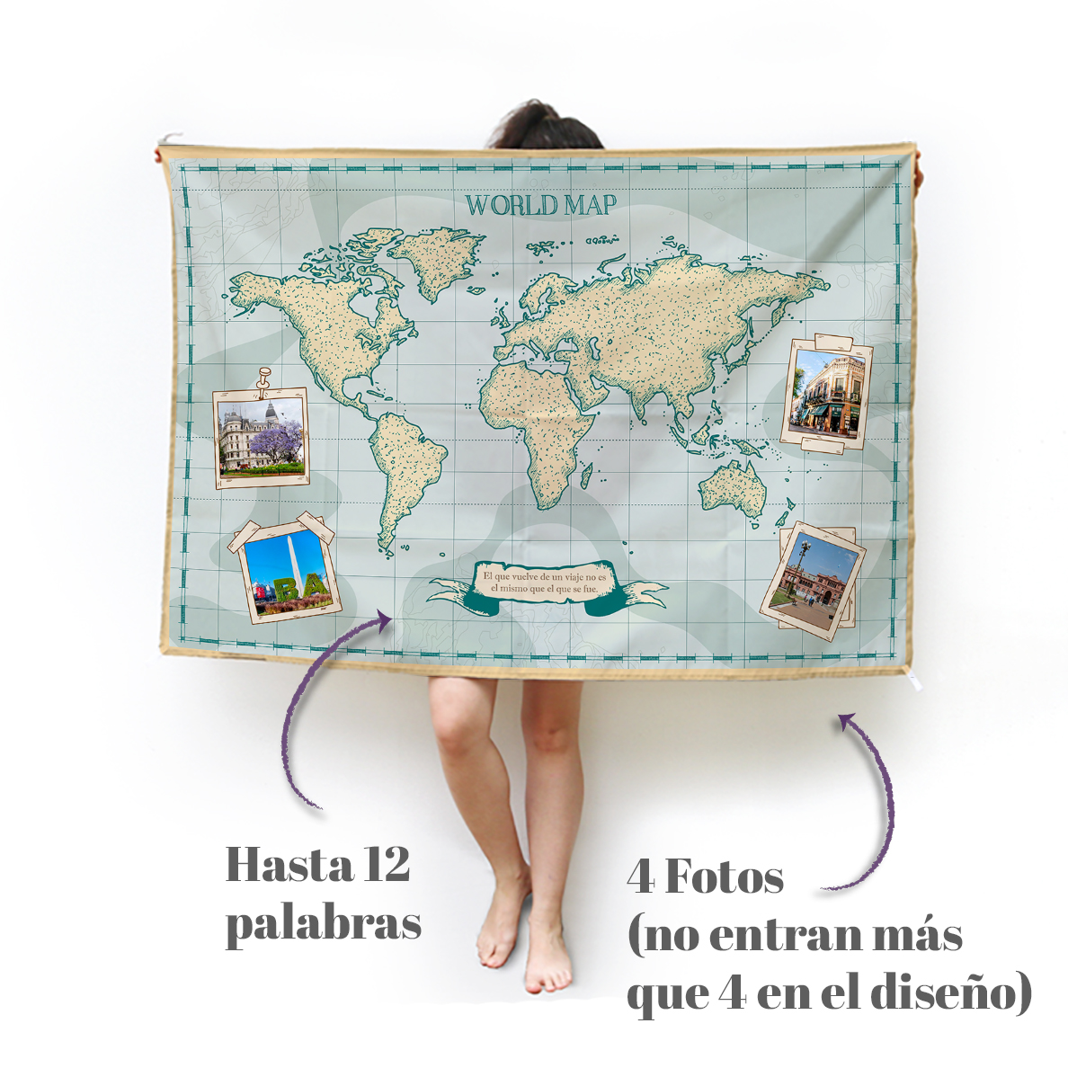 Regalo con Fotos Lona Playera Personalizada