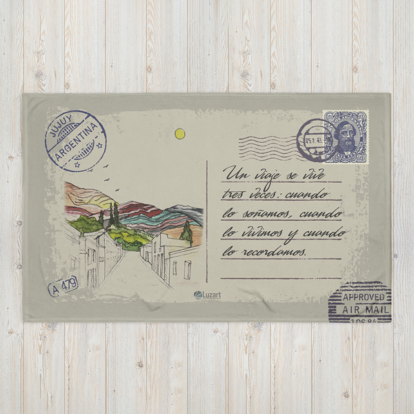 Argentina Jujuy Manta Personalizada Frazada Personalizada