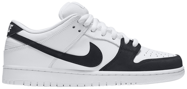 tênis nike dunk low black white