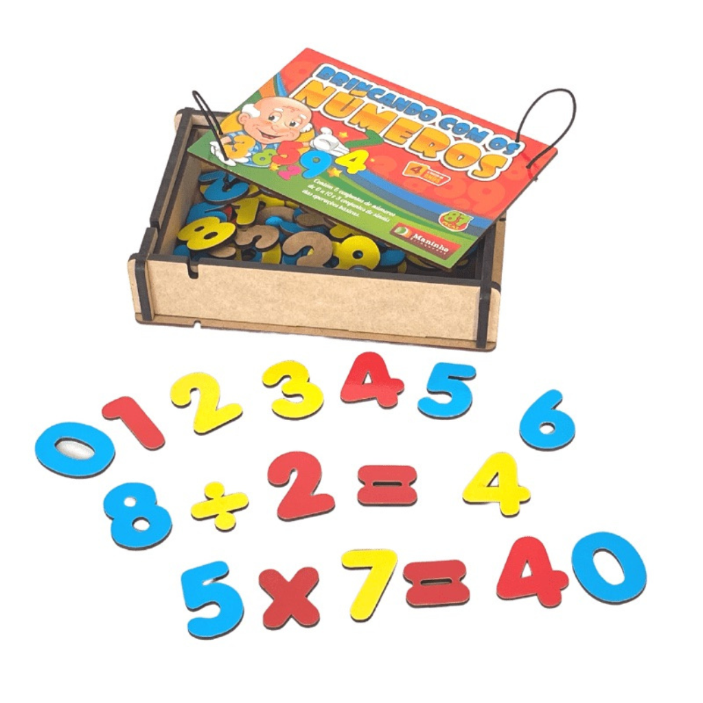 Puzzle números em madeira - 2-4 anos, 5-7 anos, Brinquedos