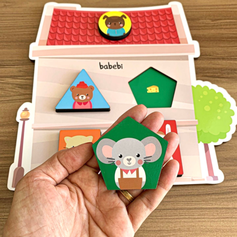 Quebra-Cabeça Infantil Elefante Brinquedo Educativo em MDF - Tralalá 4 Kids