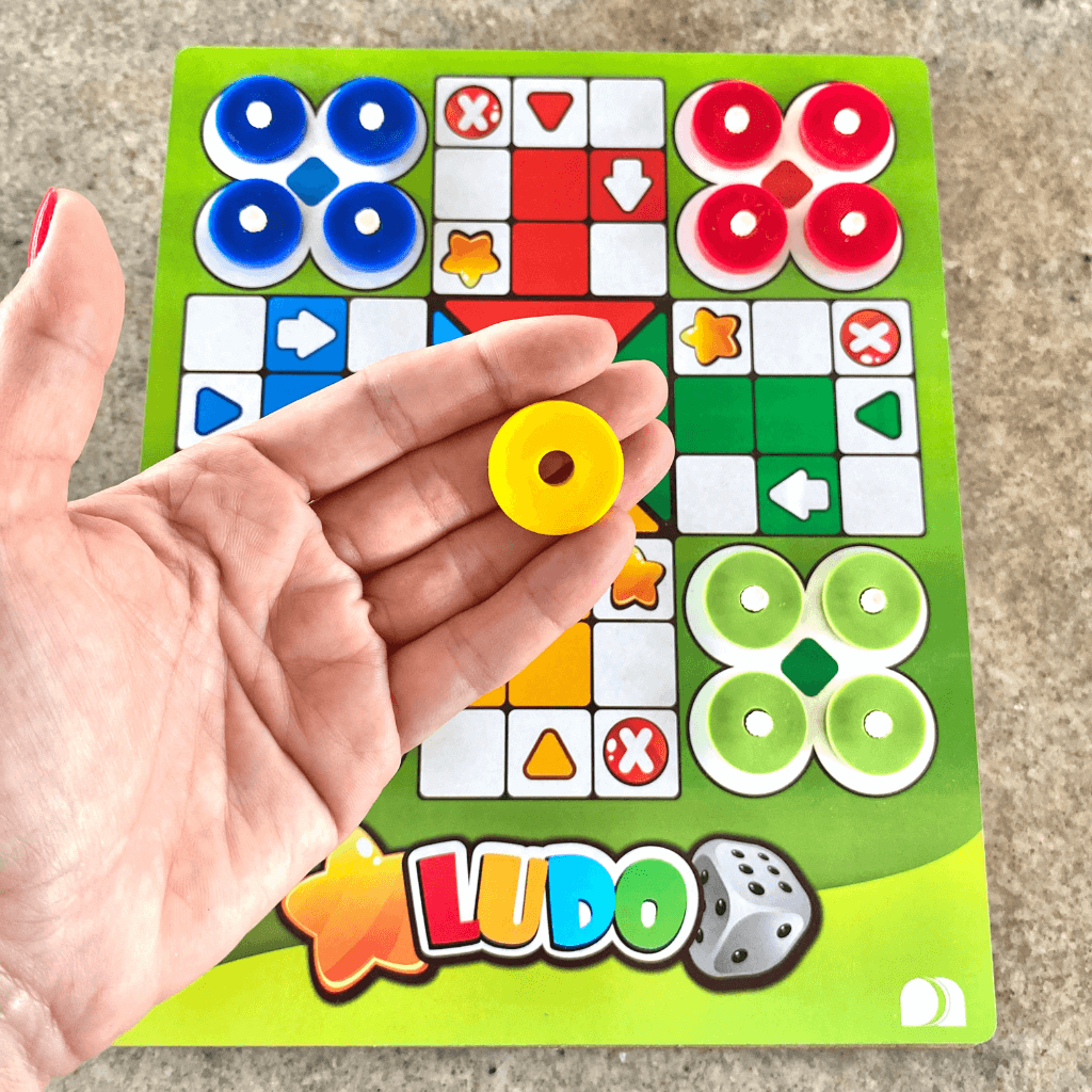 Jogo Ludo - Jogo De Tabuleiro De Madeira - Lindo!