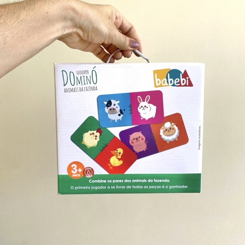 Brinquedo Educativo em madeira Tabuleiro da Memória Joaninha - Pumie Toys