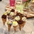 Suporte 6/16 buracos de acrílico transparente sorvete carrinho bolo cone suporte casamento buffet alimentos expositor - comprar online