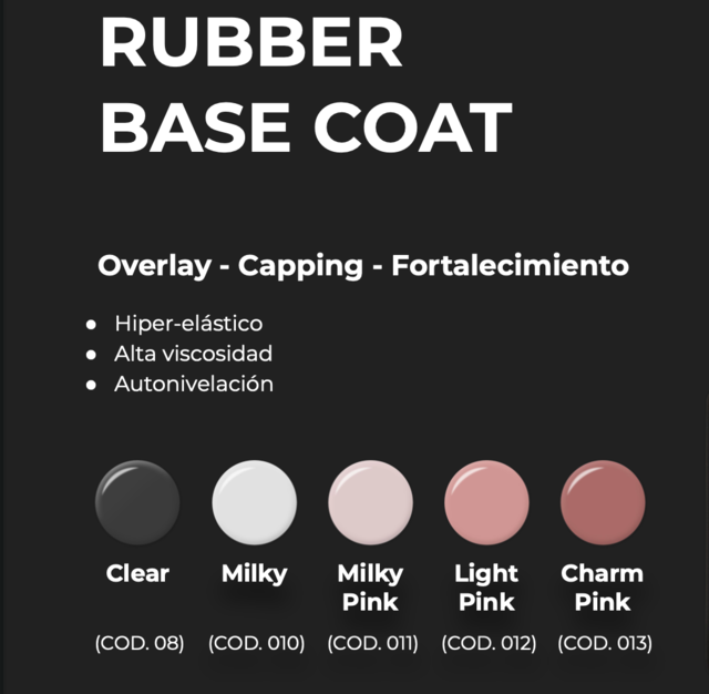 base rubber pink mask Pink Nails Distribuidora