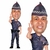 Caricatura Individual Policial - comprar online