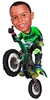 Caricatura Motocross