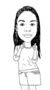 Caricatura Traços - Preto e Branco - Individual - Vetor - Promoção Imperdível - comprar online
