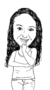 Caricatura Traços - Preto e Branco - Individual - Vetor - Promoção Imperdível - Caricaturas Digitais - Tudo em Caricaturas, Logotipos e Criação de Mascotes para Empresas