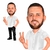 Caricaturas Política - Candidato - Eleitoral na internet