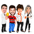 Caricatura Individual Corpo Inteiro Estilo Ouro - comprar online