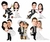Caricaturas de Casamento, Estilo Ouro - Comprar Agora na internet