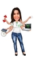Caricatura Individual Personalizada - loja online