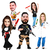 Caricatura Digital Estilo Ouro Aperfeiçoada p - comprar online