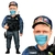 Caricatura Individual Policial
