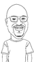 Caricatura Traços - Preto e Branco - Individual - Vetor - Promoção Imperdível - Caricaturas Digitais - Tudo em Caricaturas, Logotipos e Criação de Mascotes para Empresas