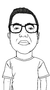 Caricatura Traços - Preto e Branco - Individual - Vetor - Promoção Imperdível - loja online