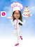 Caricatura Individual - Profissões, Chef Cake - CARICATURA COM CORPINHO PRONTO