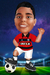 Caricatura Jogador de Futebol Flamengo