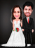 Imagem do Caricatura de Casal para Casamento