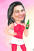 Caricatura Individual - Meio Corpo Academia