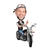 Caricatura 01 Pessoa + Moto - Motociclista - Motoqueiro - Duas Rodas - comprar online