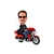 Caricatura 01 Pessoa + Moto - Motociclista - Motoqueiro - Duas Rodas na internet