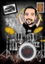 Caricatura Individual Estilo Cartoon - tocando bateria
