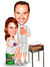 Caricatura de Casal Gold