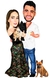 Caricatura Casal + Pets