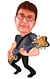 Caricatura Individual - Tocando Guitarra