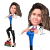 Caricatura Individual Médicos, Enfermeiros, Dentista, Profissionais de Saúde na internet